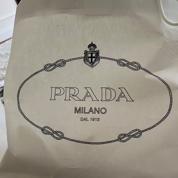 Prada Vitello Pebbles Leather crossbody in Camel color - Picture 10 of 13